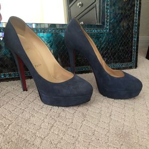 Authentic Christian Louboutin Bianca 38.5 140mm